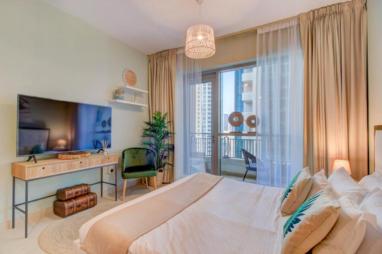 Durrani Homes - Luxurious Studio Near Dubai Mall With Pool View Buitenkant foto