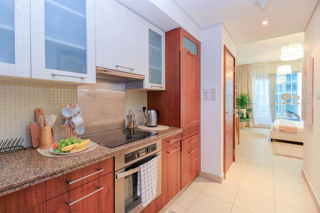 Durrani Homes - Luxurious Studio Near Dubai Mall With Pool View Buitenkant foto